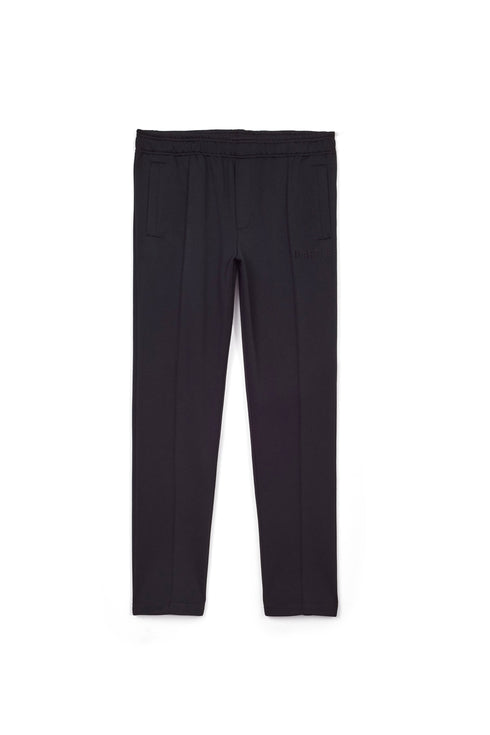 PURPLE BRAND SOLID BLACK MONOGRAM TRACK PANT Mens Apparel -