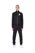 PURPLE BRAND SOLID BLACK MONOGRAM TRACK PANT Mens Apparel -