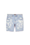 PURPLE BRAND TIEDYE JACQUARD MONOGRAM SHORT Mens Apparel -