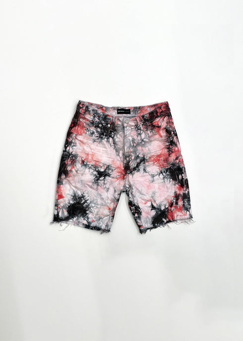 Purple brand tiedye jacquard monogram short - MENS APPAREL