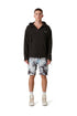 Purple brand tiedye jacquard monogram short - MENS APPAREL