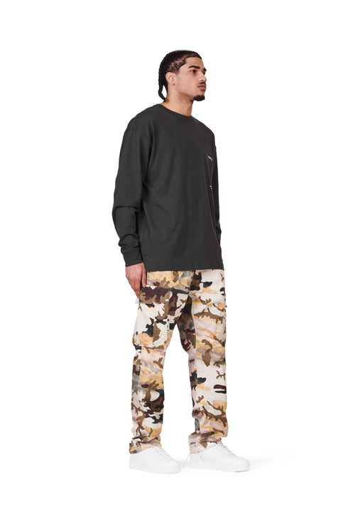 Purple brand twill camo cargo pant - Mens Apparel