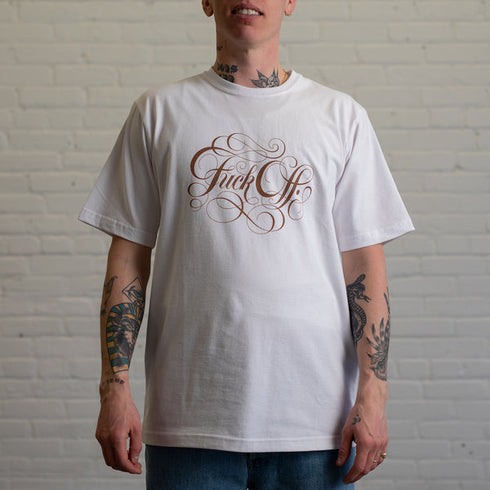 RAISED BY WOLVES FUCK OFF T-SHIRT Mens Apparel - MENS