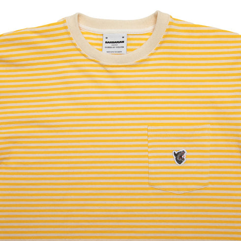 RAISED BY WOLVES MICROSTRIP POCKET T-SHIRT Mens Apparel -