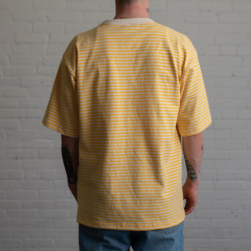 RAISED BY WOLVES MICROSTRIP POCKET T-SHIRT Mens Apparel -