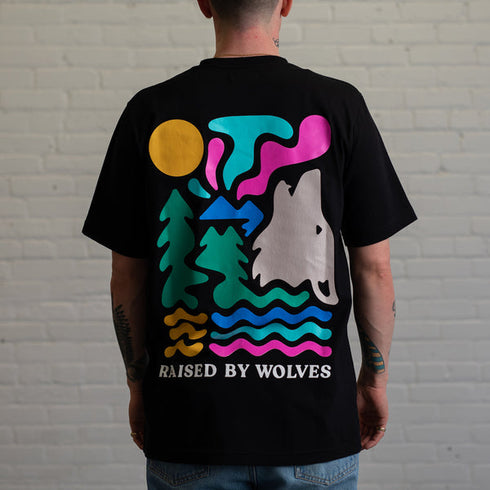 RAISED BY WOLVES REFLECTIONS T-SHIRT Unisex Apparel - UNISEX