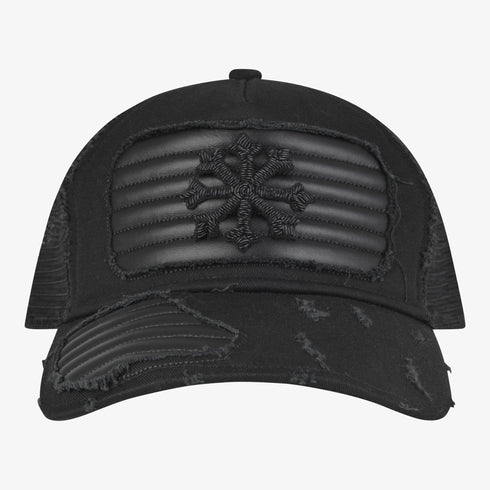 RH45 TRUCKER CAP LEATHER Accessories - LV03-BLACK/BLACK /