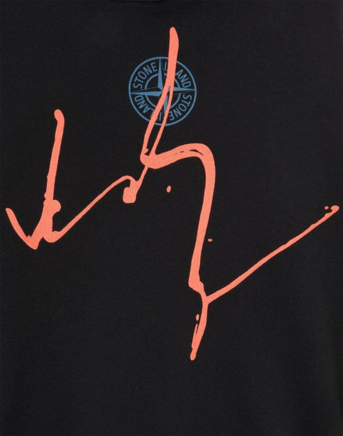 STONE ISLAND 66481 COTTON FLEECE ’INK THREE’ Mens Apparel -