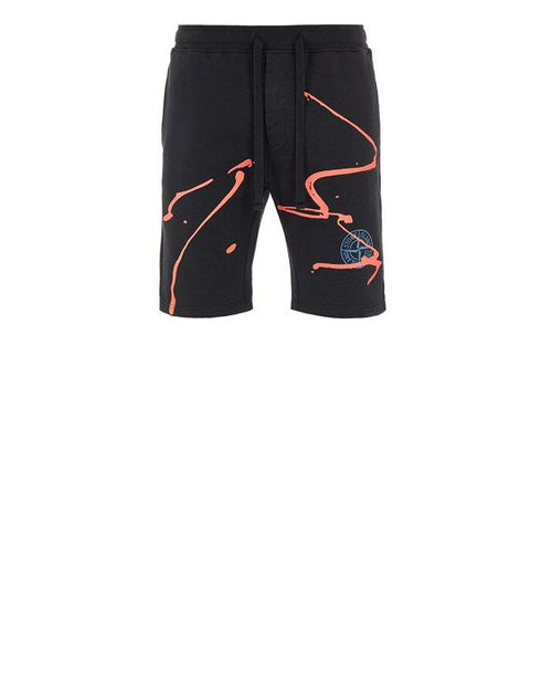 STONE ISLAND 66581 COTTON FLEECE ’INK THREE’ Mens Apparel -