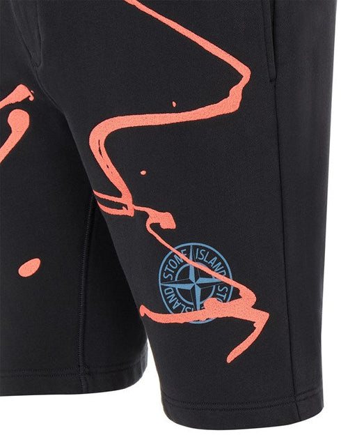 STONE ISLAND 66581 COTTON FLEECE ’INK THREE’ Mens Apparel -