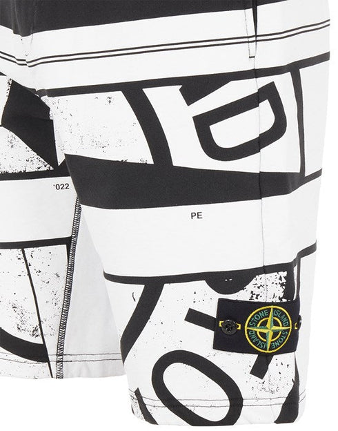 STONE ISLAND 66590 COTTON FLEECE ’MOSAIC FIVE’ Mens Apparel