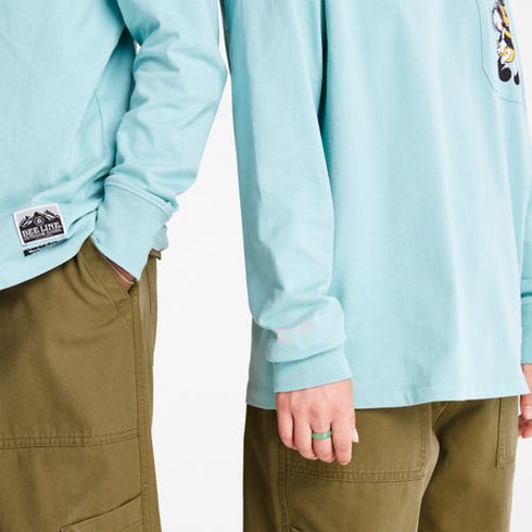 TIMBERLAND BEELINE LONGSLEEVE GRAPHIC TEE Mens Apparel -