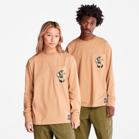 TIMBERLAND BEELINE LONGSLEEVE GRAPHIC TEE Mens Apparel -