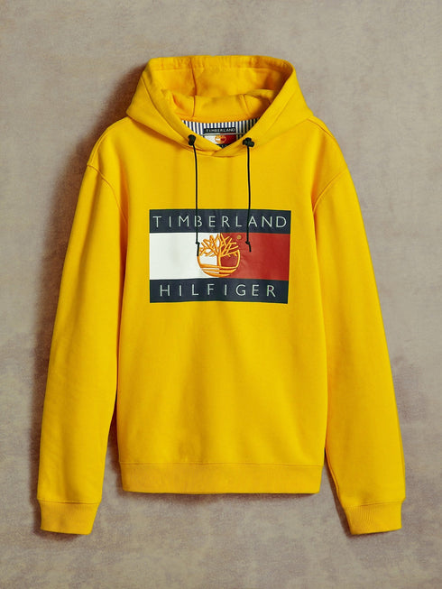 TOMMY HILFIGER X TIMBERLAND FLAG HOODIE Unisex Apparel -