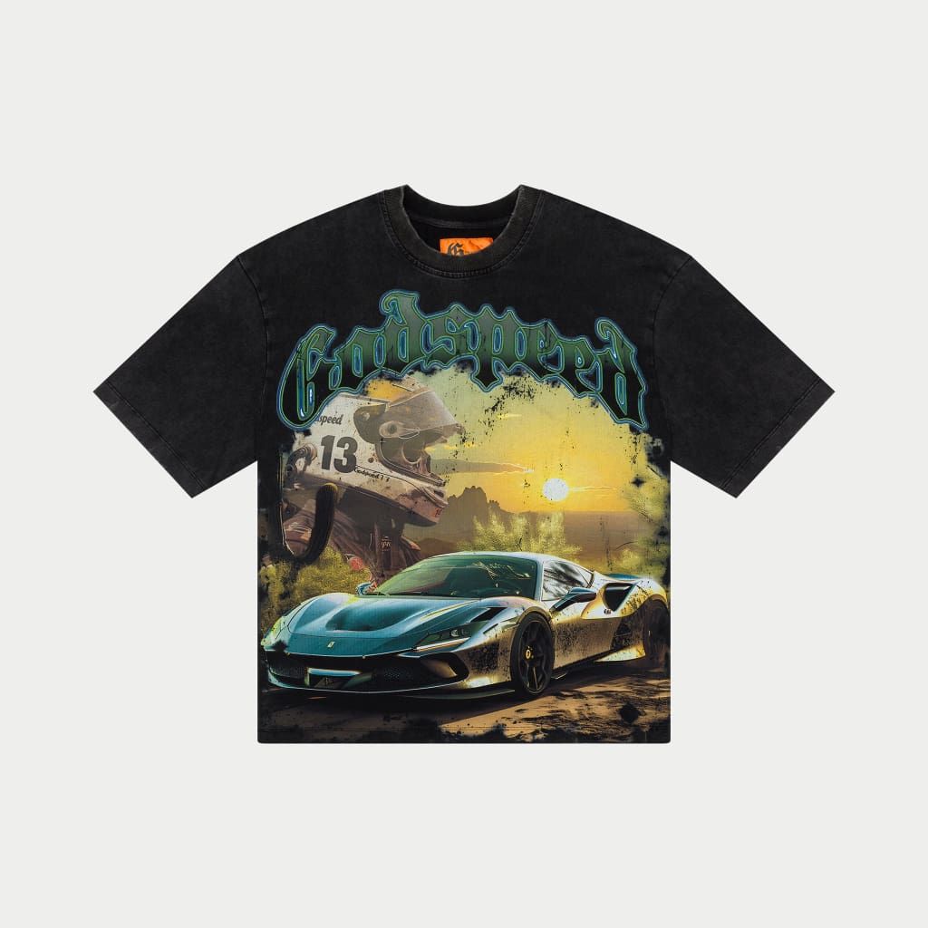 The GODSPEED Sunset Drift T-shirt Mens Apparel | Asphalt NYC – ASPHALT