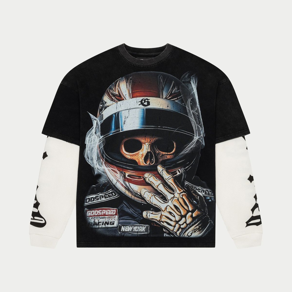 GODSPEED F-1 World Cup Layered T-shirt Mens Apparel – ASPHALT