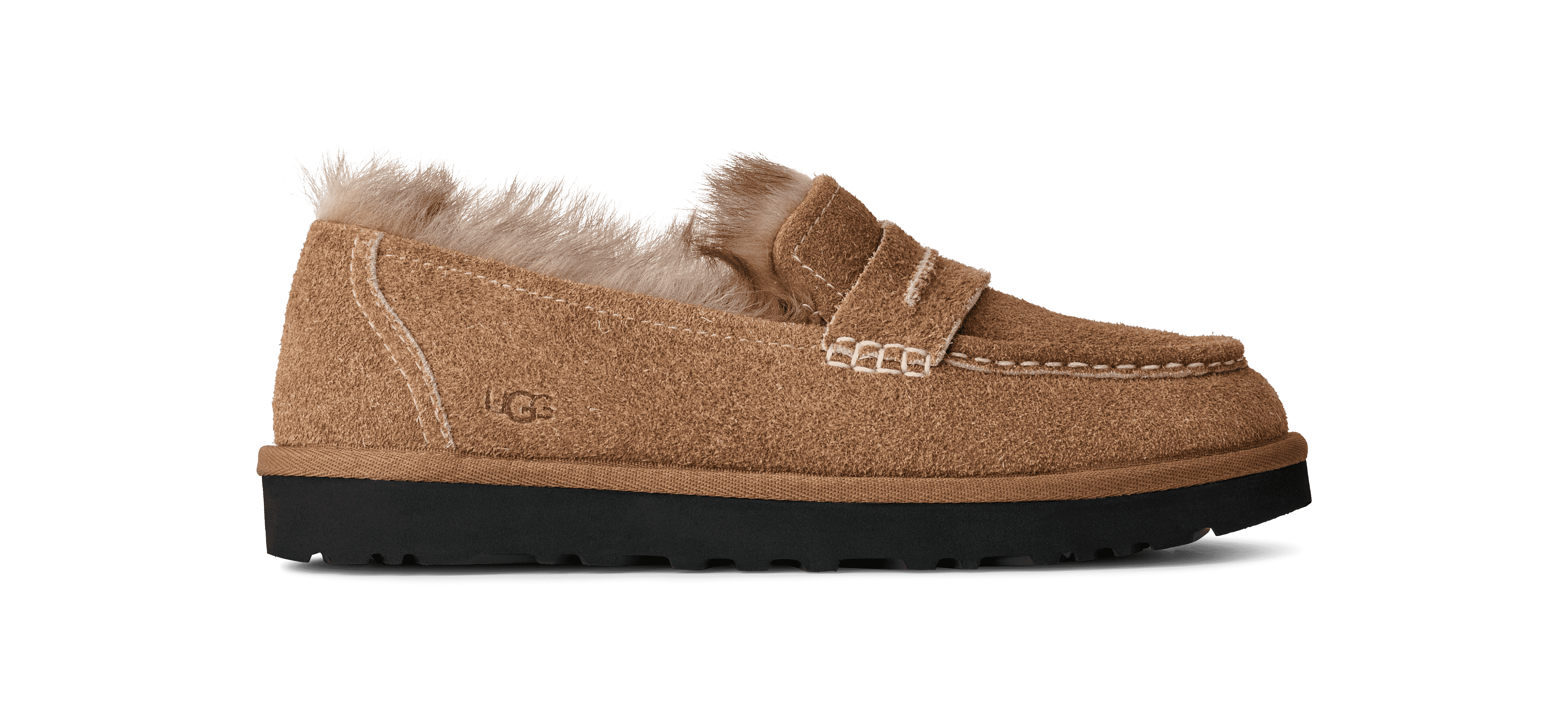 Hugo Boss RELAX shearling moccasin slippers lounge shoes  Fur Size  10  New BOSS - BOSS x Steiff fur-trim trainers in suede - Light Beige main image 2