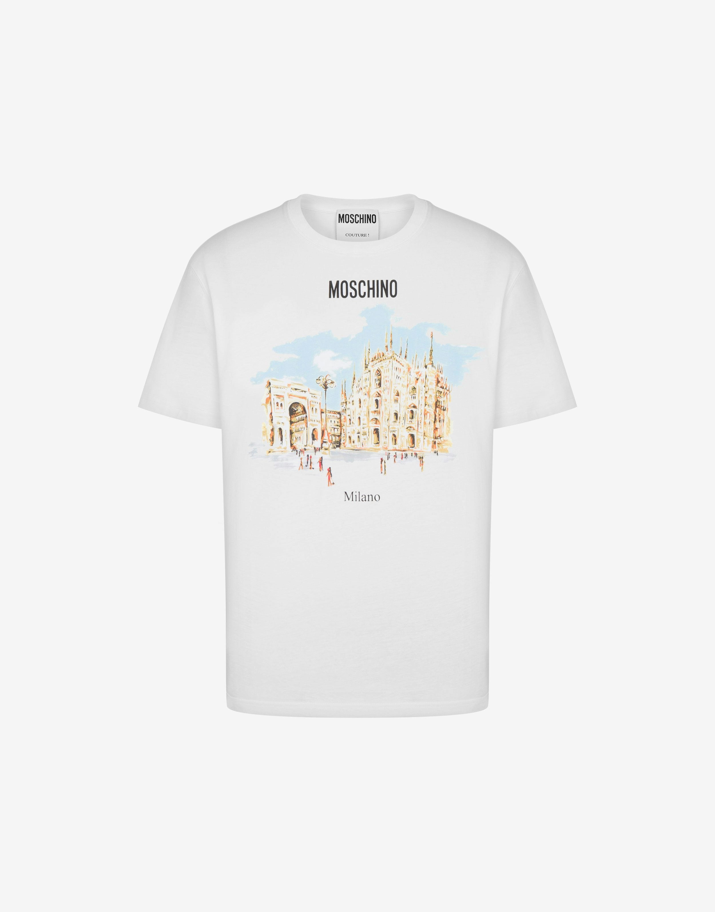 Tシャツ・カットソー MOSCHINO COUTURE Men T-shirt White 07160241 1001 moschino-couture-t-shirt-