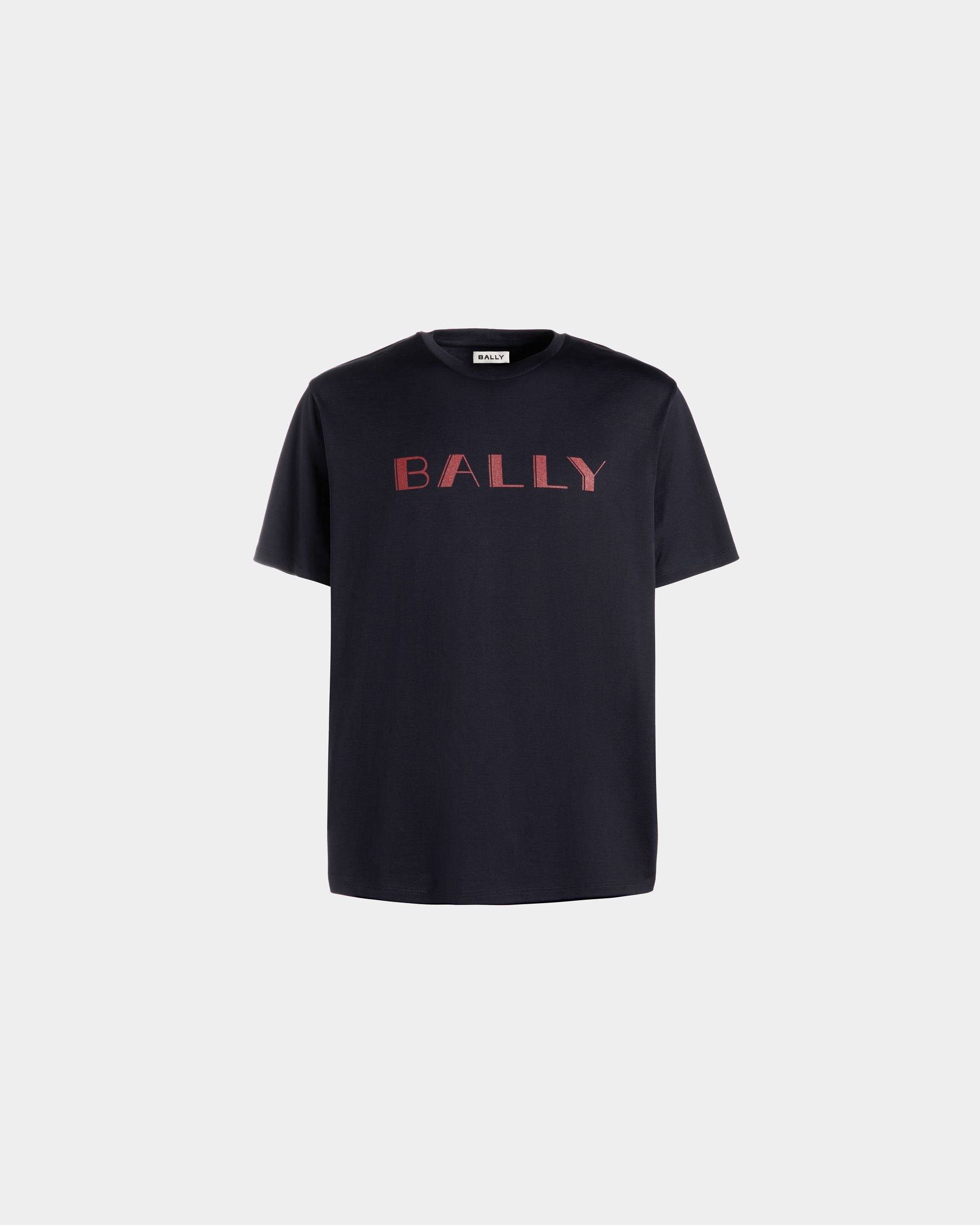 Bally ロゴ Tシャツ ブラック Bally logo-print Organic Cotton T-shirt | Black | FARFETCH