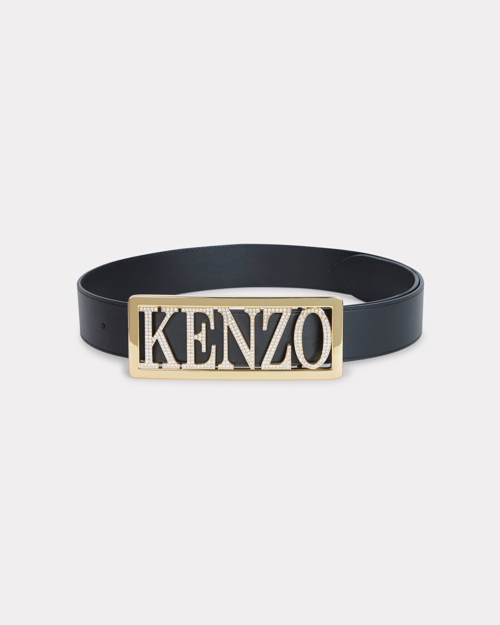 KENZO 'KENZO Buckle' large belt in leather Accessories – ASPHALT
