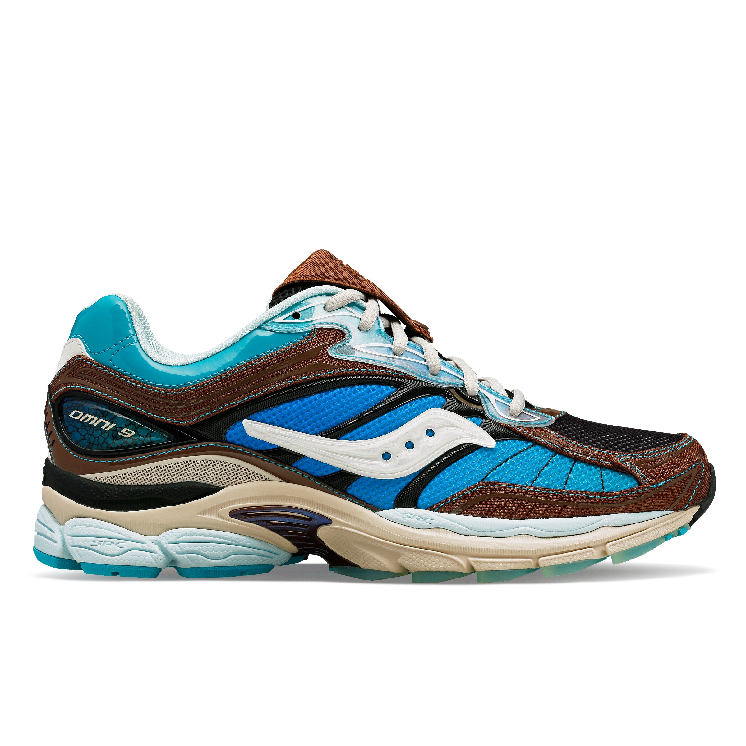 SAUCONY Progrid Omni 9 X Footpatrol Mens Sneakers – ASPHALT