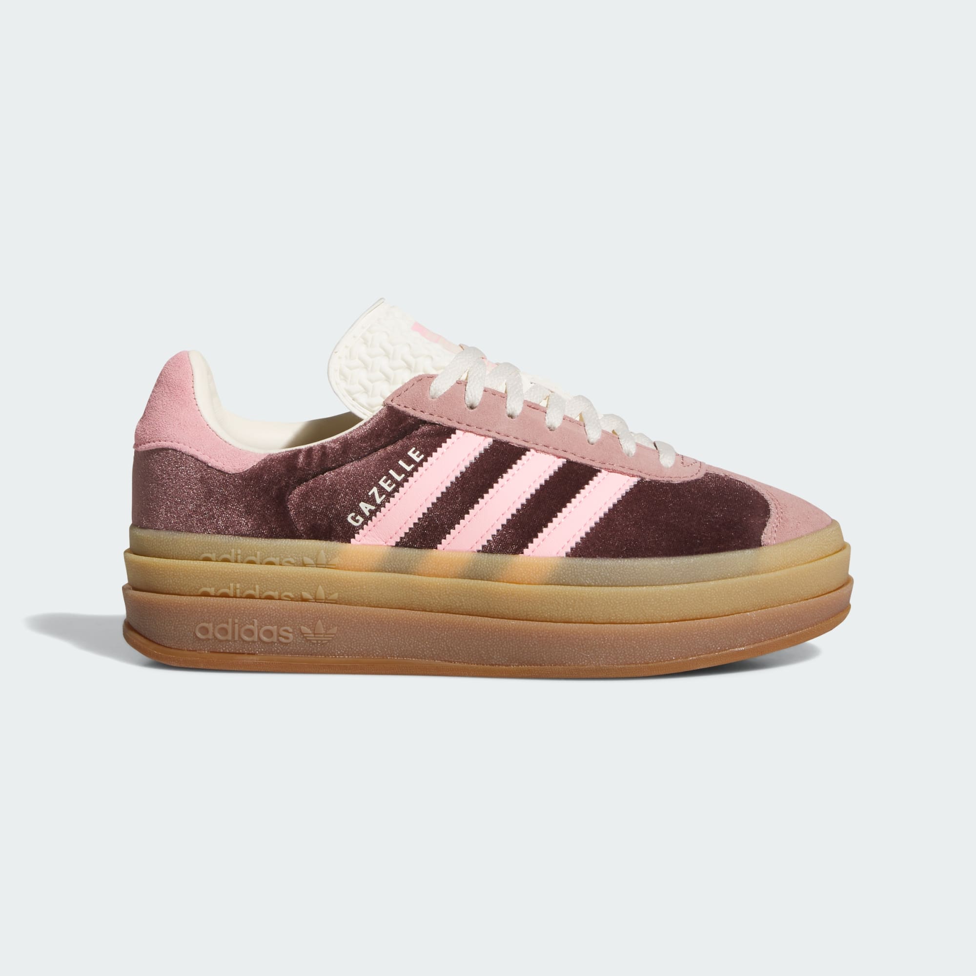 adidas Gazelle Bold Shoes - Women's - Shadow Brown / Warm Clay / Glow Pink