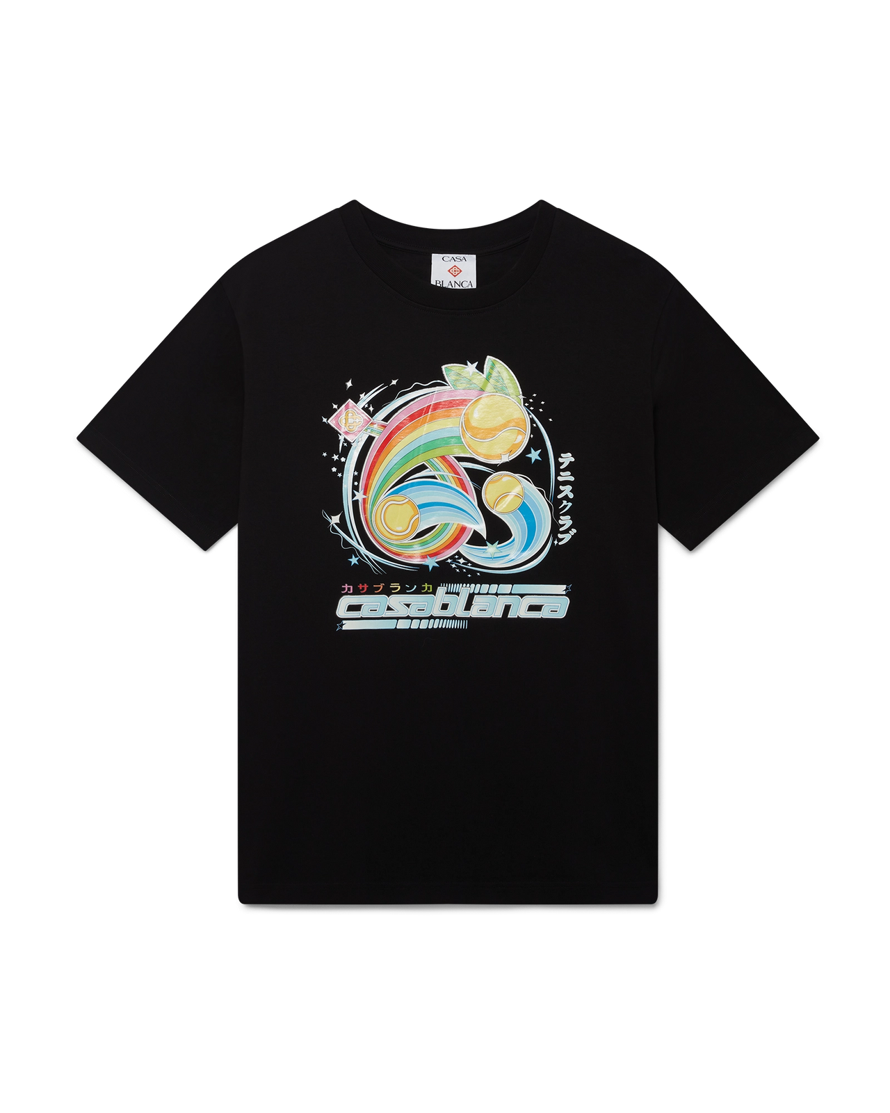 CASABLANCA Manga Tennis Ball Short Sleeve T-Shirt Mens