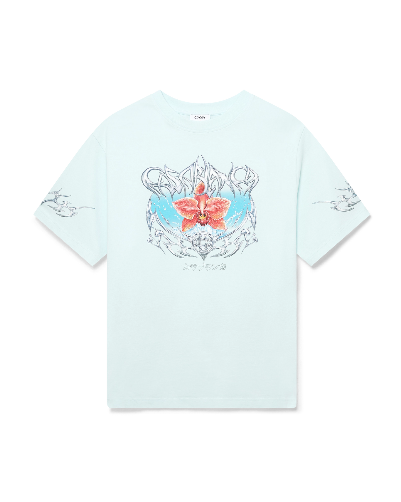 CASABLANCA Blades Oversized Short Sleeve T-Shirt Mens