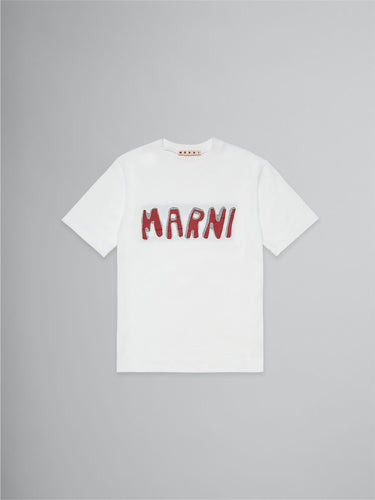 MARNI Jersey T-Shirt With Logo Kids Apparel