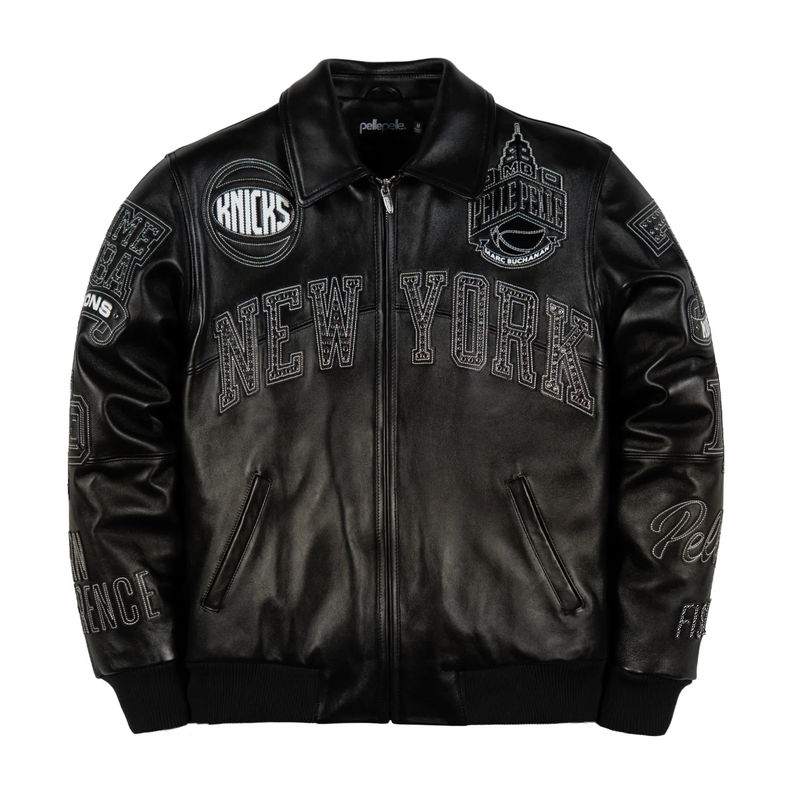 PELLE PELLE For City of Knicks Jacket Mens Apparel – ASPHALT