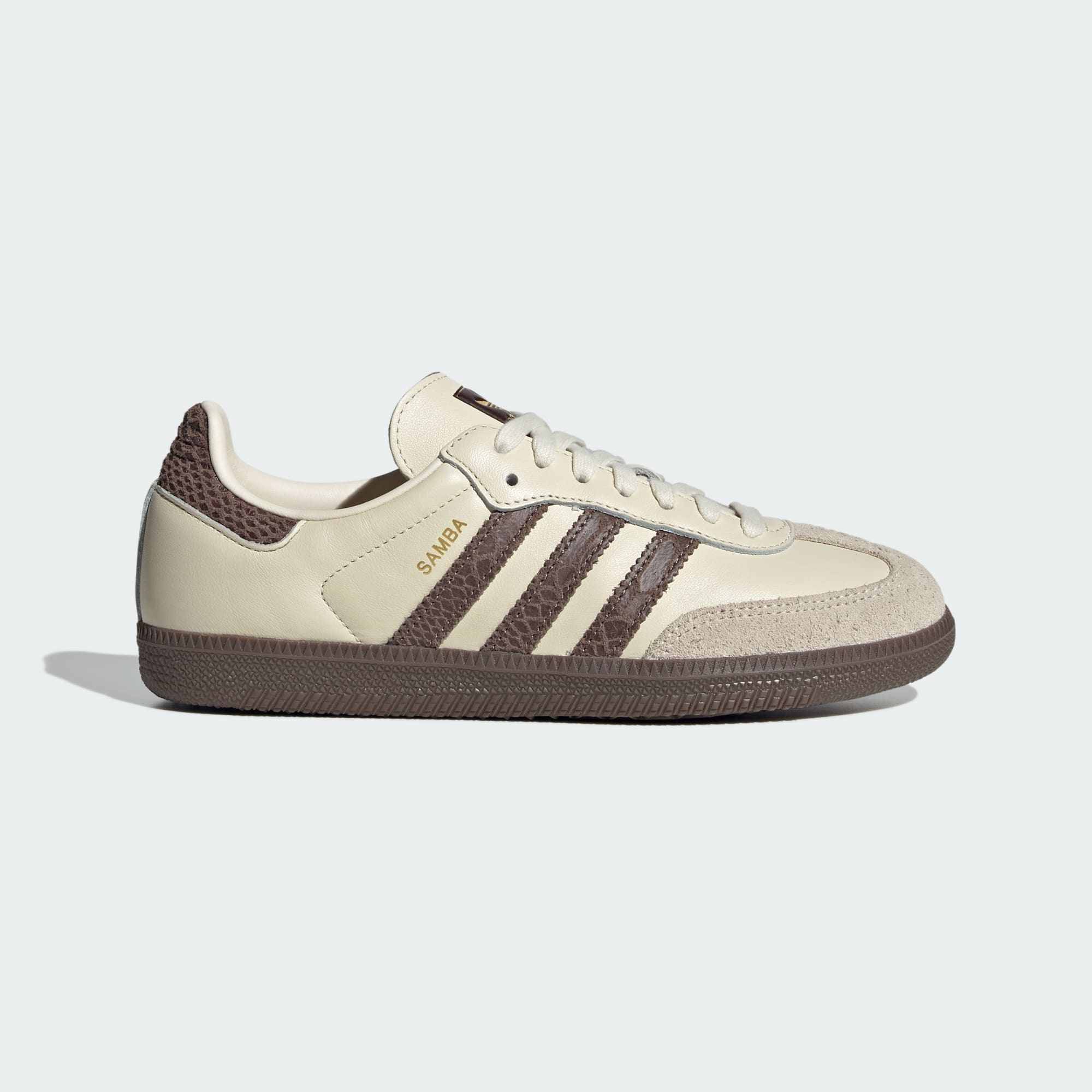 adidas SAMBA OG SHOES Cream White / Earth Strata / Maroon 6.5 UK