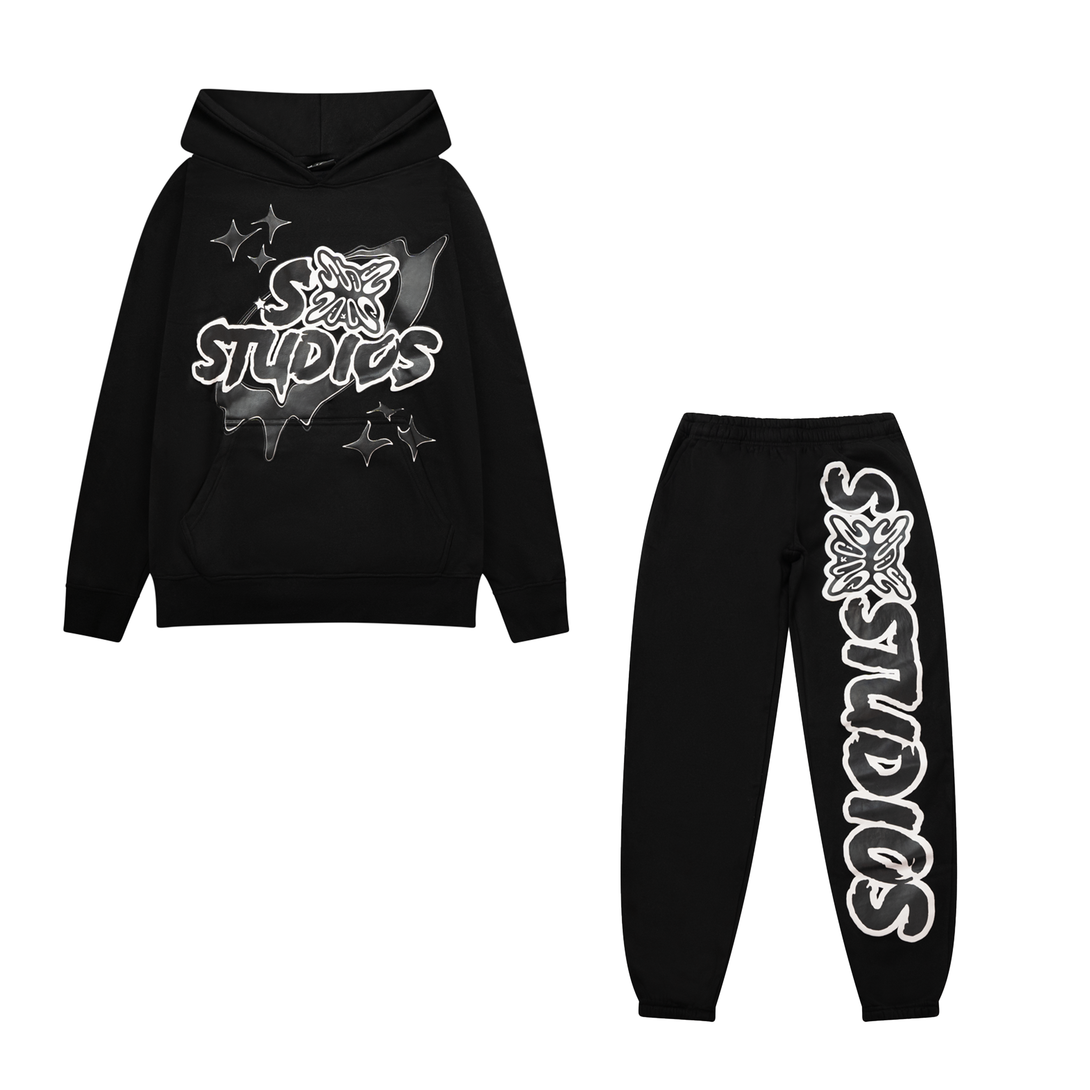 SB STUDIOS Stain Bandz Sweatsuit – ASPHALT