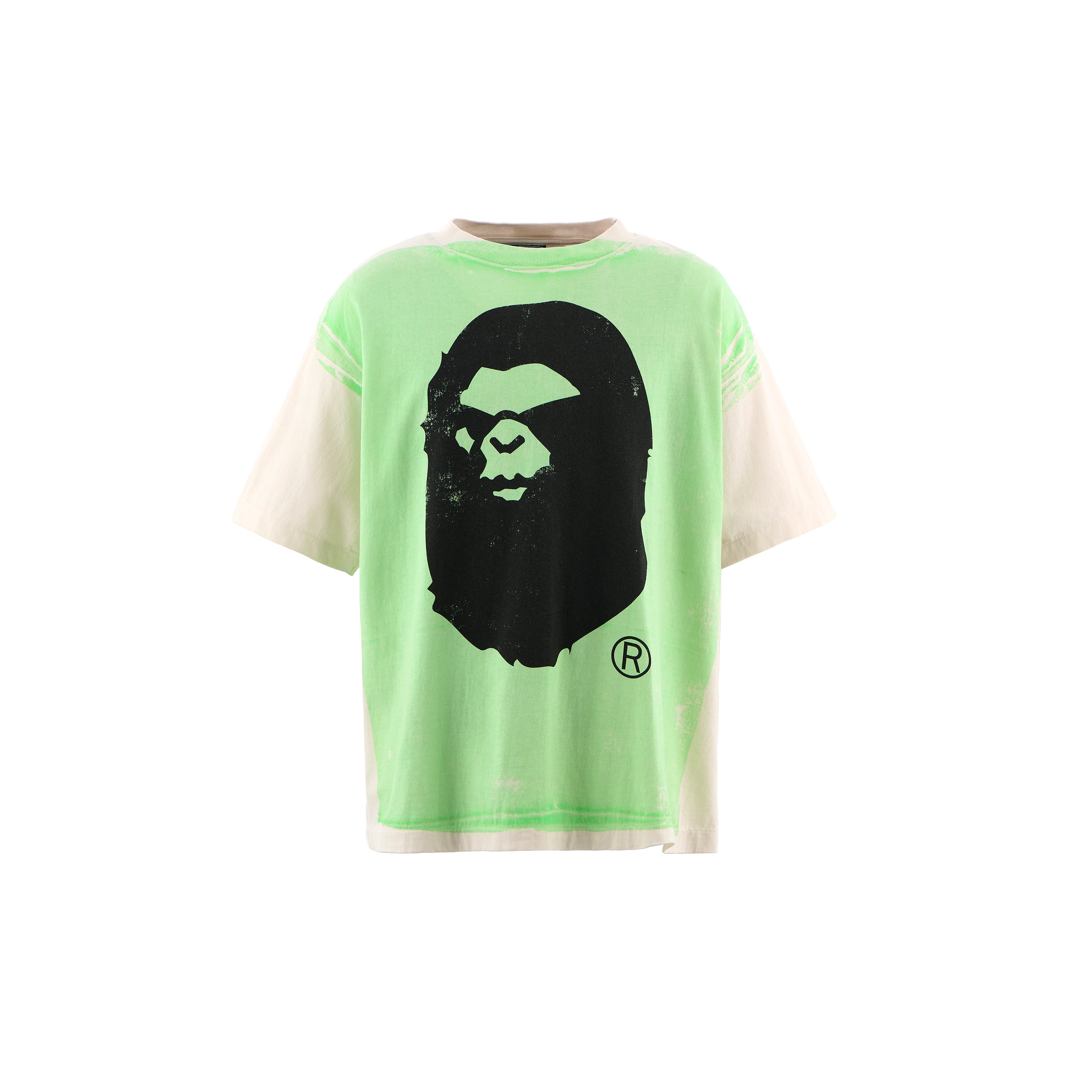 SAINT M×××××× HANDPRINT BAPE_SS TEE XXL Buy Saint Mxxxxxx men handprint bape short sleeve tee for €463