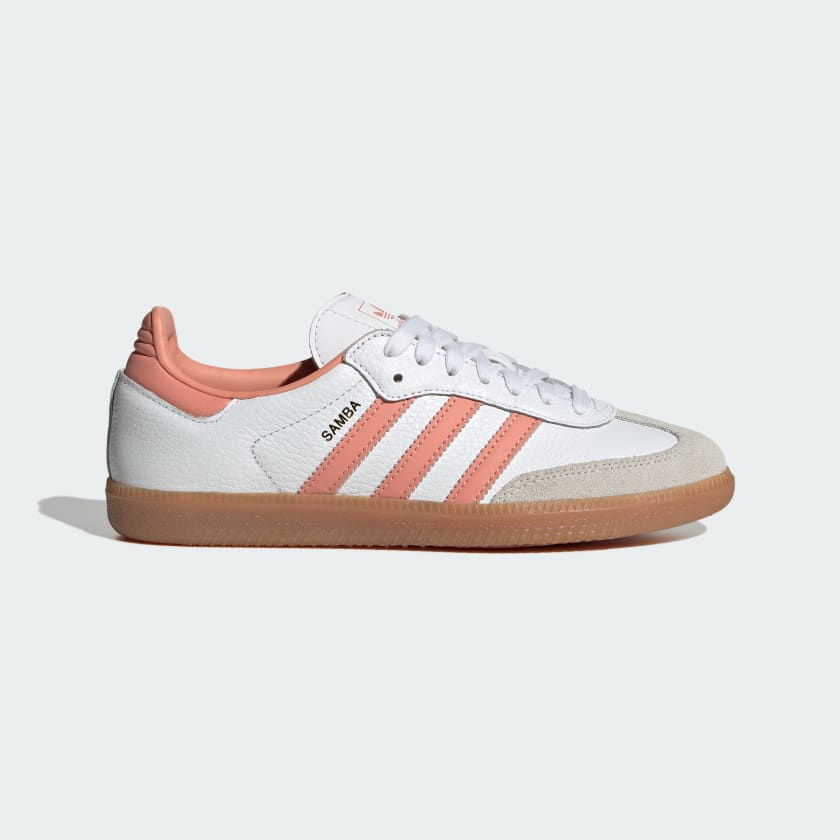 Adidas Samba OG Womens White Wonder Clay Shoes