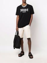 JUST CAVALLI CREW-NECK COTTON GOTHIC LOGOS Mens Apparel