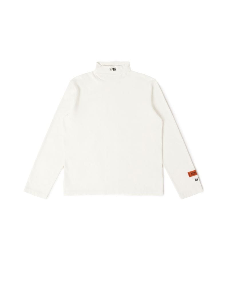 HERON PRESTON Embroidered 2024 Turtle Neck Orange Long Sleeve - XL