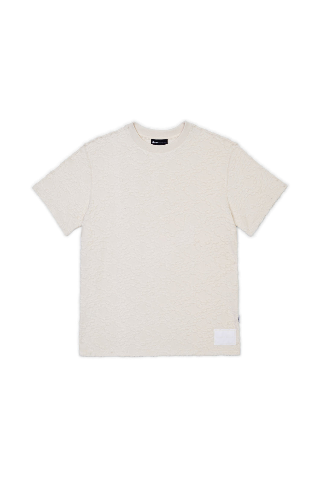 P111-ttct322 | Terry Jacquard Ss Crewneck
