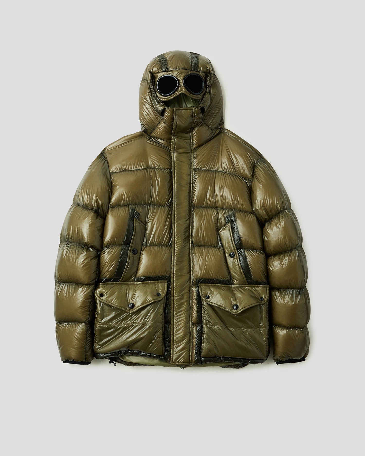 d.d. shell goggle down jacket C.P. COMPANY DD Shell Padded Goggle Utility Jacket Mens Apparel – ASPHALT