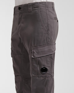 C.P. COMPANY Stretch Sateen Garment Dyed Cargo Pants Mens 