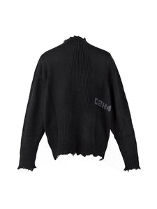 C2H4 “Filtered Reality” Arc Sculpture Knit Sweater Mens 