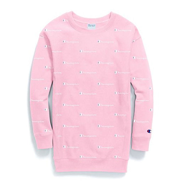 champion hoodie dress long sleeve CHAMPION SCR RW CREW NECK DRESS WOMENS APPAREL – ASPHALT