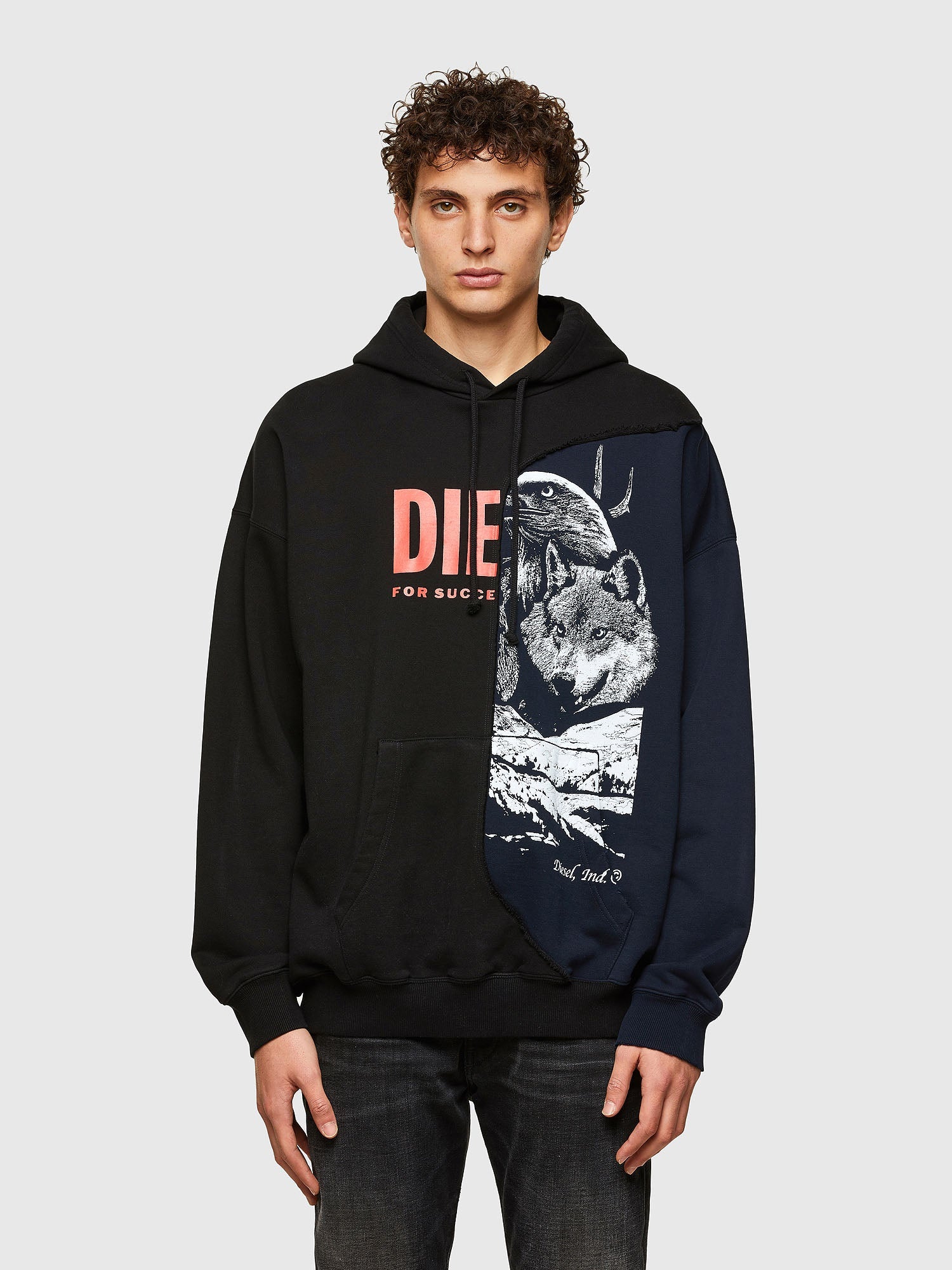 DIESEL S BLASTY SWEATSHIRT Mens Apparel