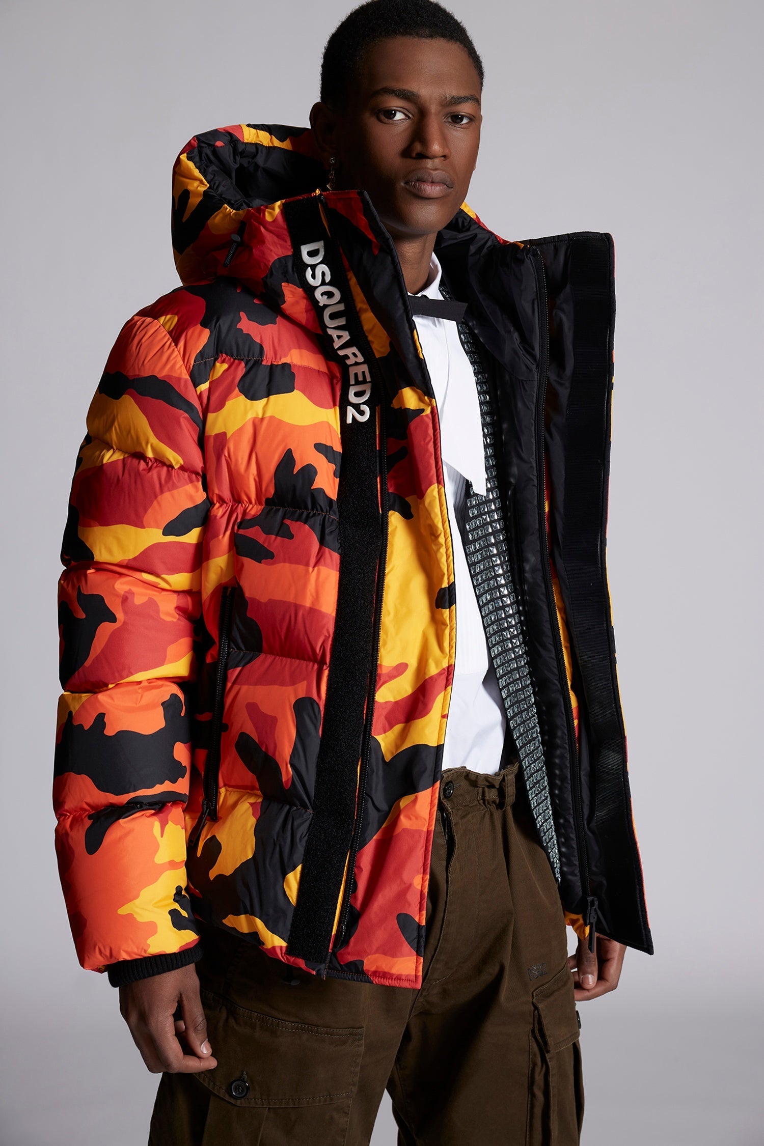 DSQUARED2 Camo Puffer JACKET Mens Apparel – ASPHALT DSQUARED2 Camo Puffer JACKET Mens Apparel – ASPHALT