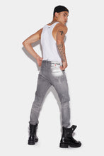 DSQUARED2 Piranha Grey Denim Wash Cool Guy Jeans Mens 