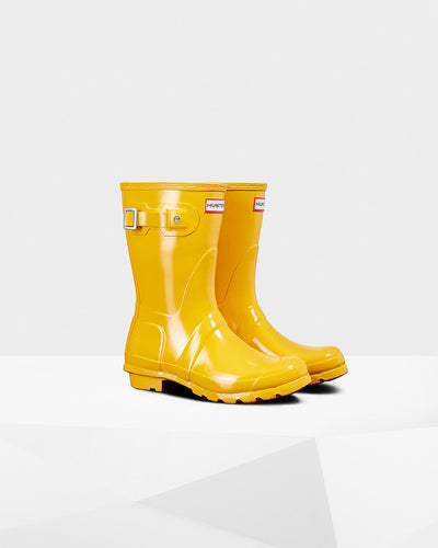 HUNTER ORG SHORT GLOSS Womens Boots - Womens Boots