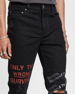 KSUBI CHITCH LAID BLACK SURVIVE Mens Apparel - Mens Apparel