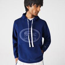 LACOSTE Embroidered Logo Piqué Fleece Hoodie Mens Apparel - 