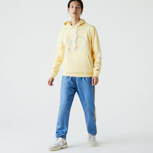 LACOSTE Embroidered Logo Piqué Fleece Hoodie Mens Apparel - 