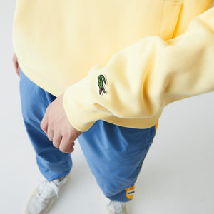 LACOSTE Embroidered Logo Piqué Fleece Hoodie Mens Apparel - 