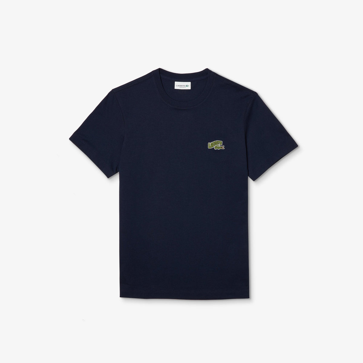 LACOSTE Embroidered Logo Regular Fit T-shirt Mens Apparel – ASPHALT